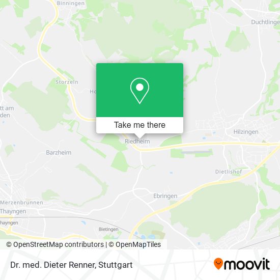 Dr. med. Dieter Renner map