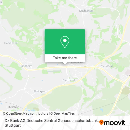 Карта Dz Bank AG Deutsche Zentral Genossenschaftsbank