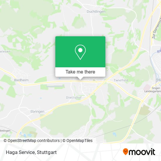 Haga Service map