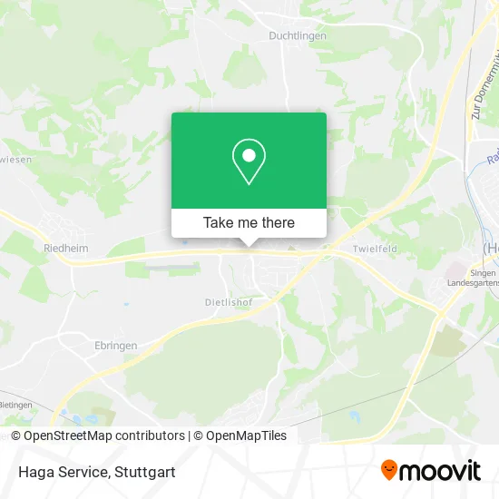 Карта Haga Service