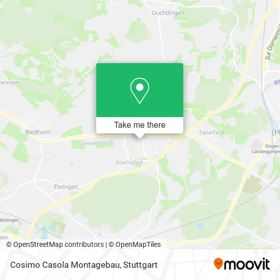 Карта Cosimo Casola Montagebau