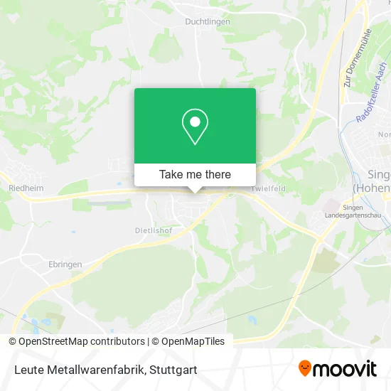 Карта Leute Metallwarenfabrik