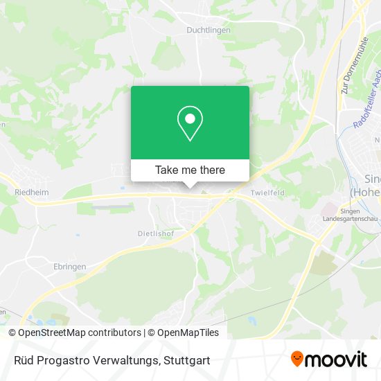 Карта Rüd Progastro Verwaltungs