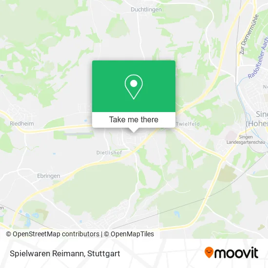 Карта Spielwaren Reimann