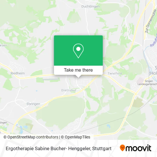 Карта Ergotherapie Sabine Bucher- Henggeler