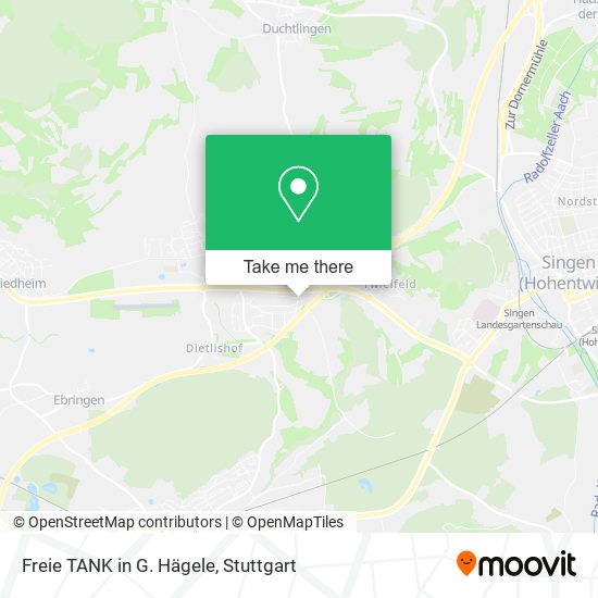 Freie TANK in G. Hägele map