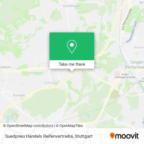 Карта Suedpneu Handels Reifenvertriebs
