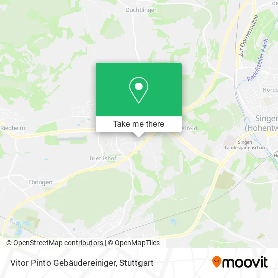 Карта Vitor Pinto Gebäudereiniger