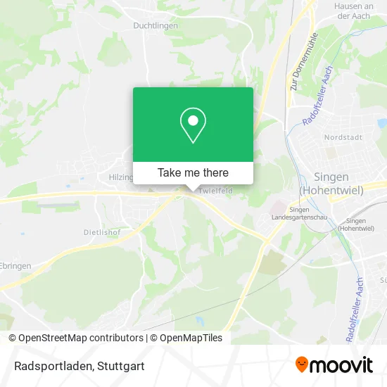Карта Radsportladen