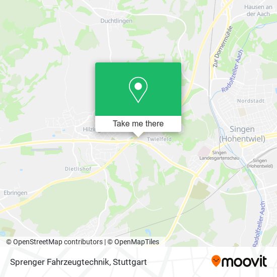 Sprenger Fahrzeugtechnik map