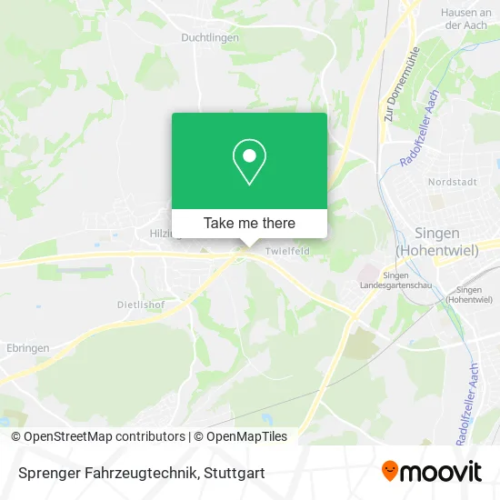 Карта Sprenger Fahrzeugtechnik