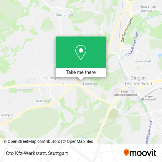 Карта Cto Kfz-Werkstatt