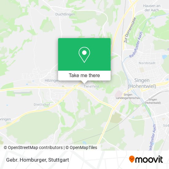 Карта Gebr. Homburger