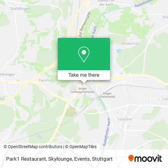 Карта Park1 Restaurant, Skylounge, Events