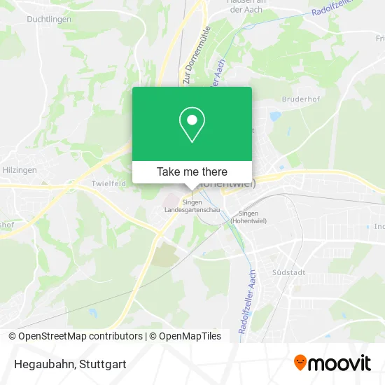 Карта Hegaubahn