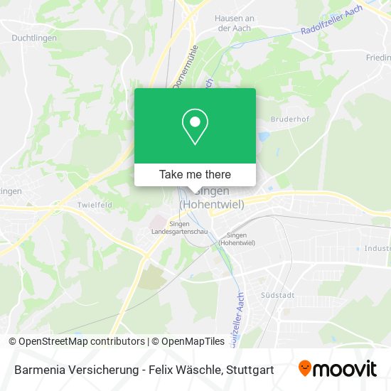 Barmenia Versicherung - Felix Wäschle map