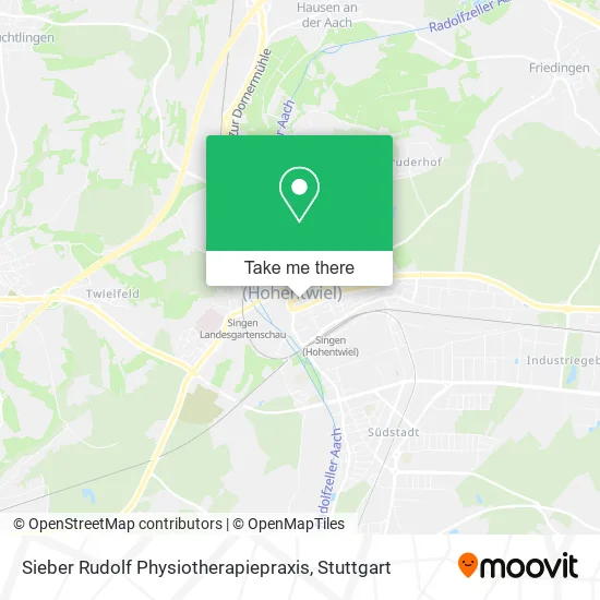 Карта Sieber Rudolf Physiotherapiepraxis