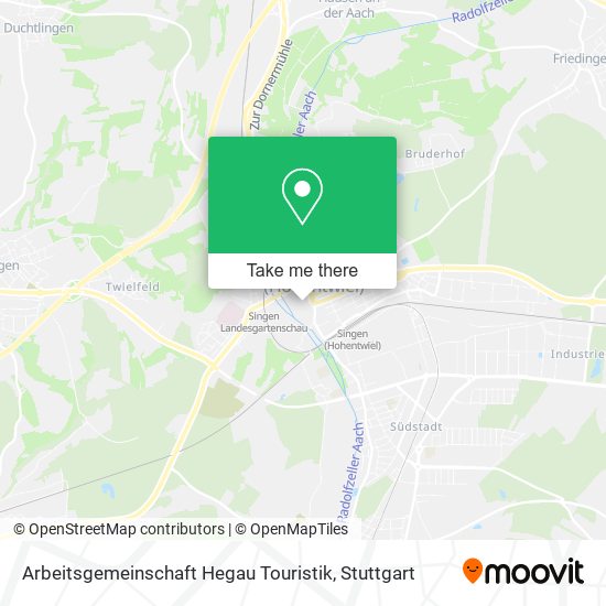 Arbeitsgemeinschaft Hegau Touristik map