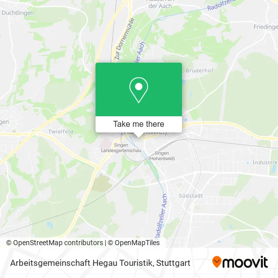 Карта Arbeitsgemeinschaft Hegau Touristik