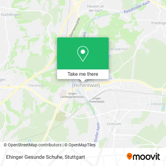 Карта Ehinger Gesunde Schuhe