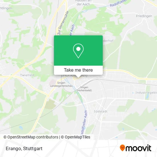 Карта Erango