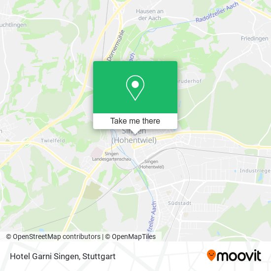 Hotel Garni Singen map