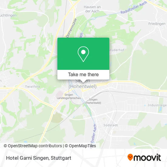 Карта Hotel Garni Singen