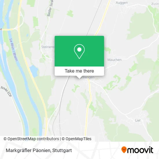 Карта Markgräfler Päonien