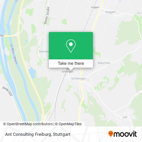 Карта Ant Consulting Freiburg