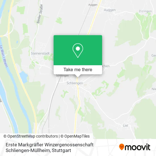Карта Erste Markgräfler Winzergenossenschaft Schliengen-Müllheim