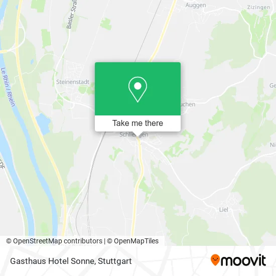 Карта Gasthaus Hotel Sonne