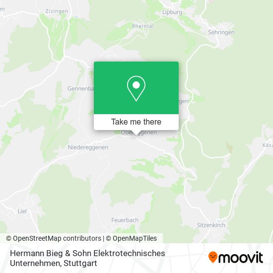 Hermann Bieg & Sohn Elektrotechnisches Unternehmen map