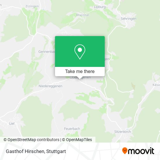 Gasthof Hirschen map