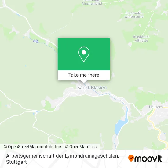 Карта Arbeitsgemeinschaft der Lymphdrainageschulen