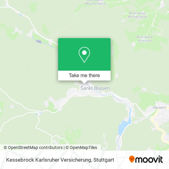 Kessebrock Karlsruher Versicherung map