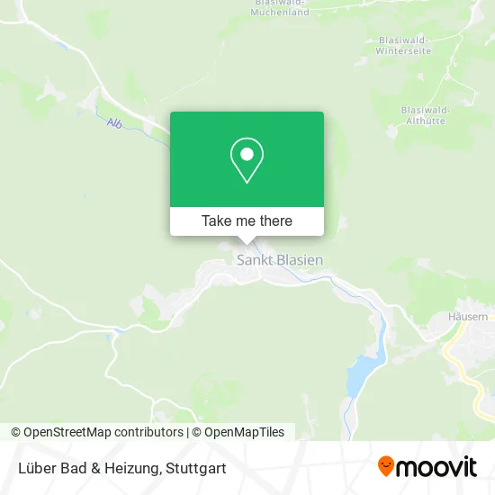 Карта Lüber Bad & Heizung