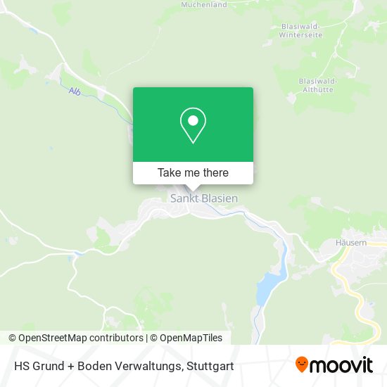 HS Grund + Boden Verwaltungs map