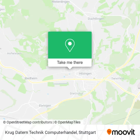 Карта Krug Datern Technik Computerhandel