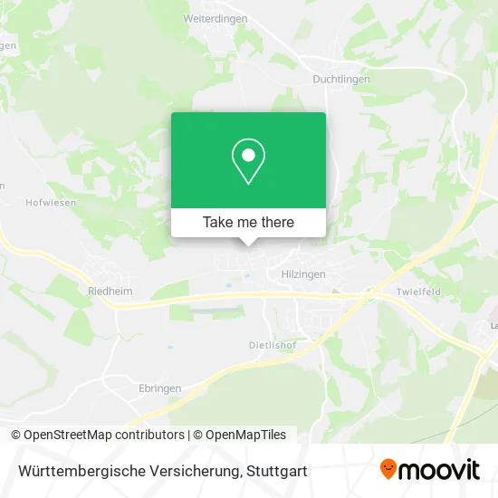 Карта Württembergische Versicherung
