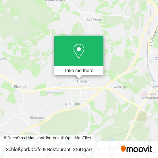 Карта Schloßpark Café & Restaurant
