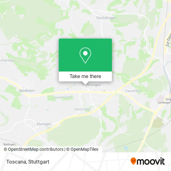 Карта Toscana