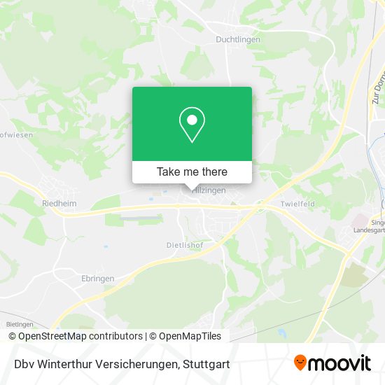 Dbv Winterthur Versicherungen map