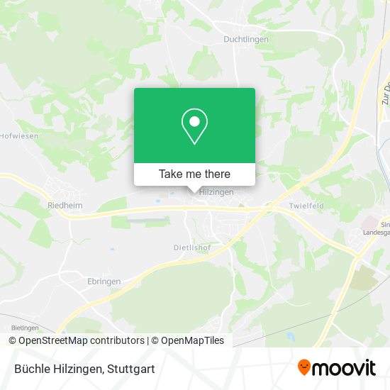 Карта Büchle Hilzingen
