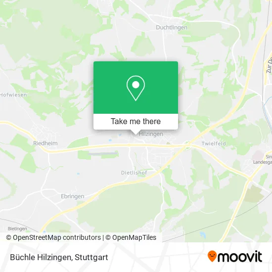 Карта Büchle Hilzingen