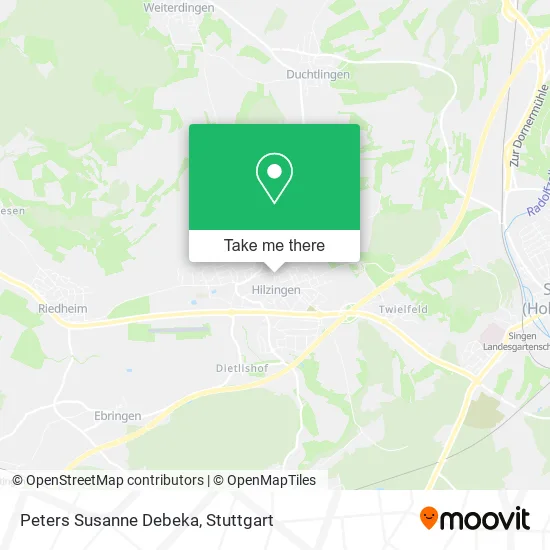 Карта Peters Susanne Debeka