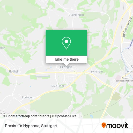 Praxis für Hypnose map