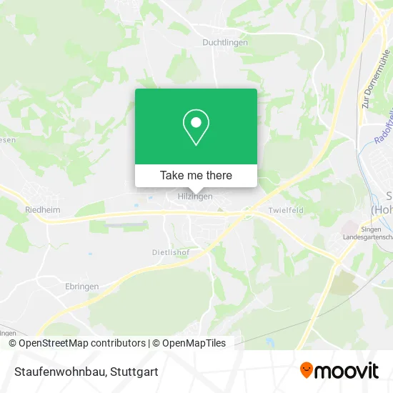 Карта Staufenwohnbau
