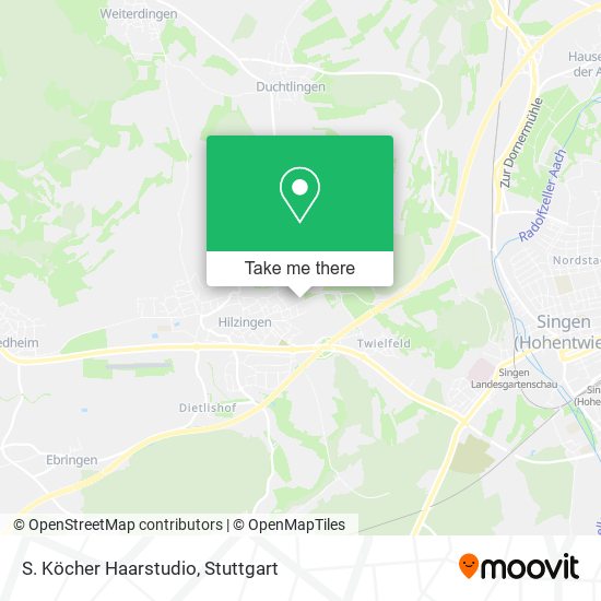 S. Köcher Haarstudio map