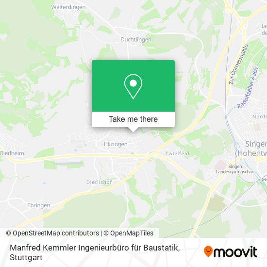 Manfred Kemmler Ingenieurbüro für Baustatik map