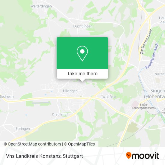 Карта Vhs Landkreis Konstanz